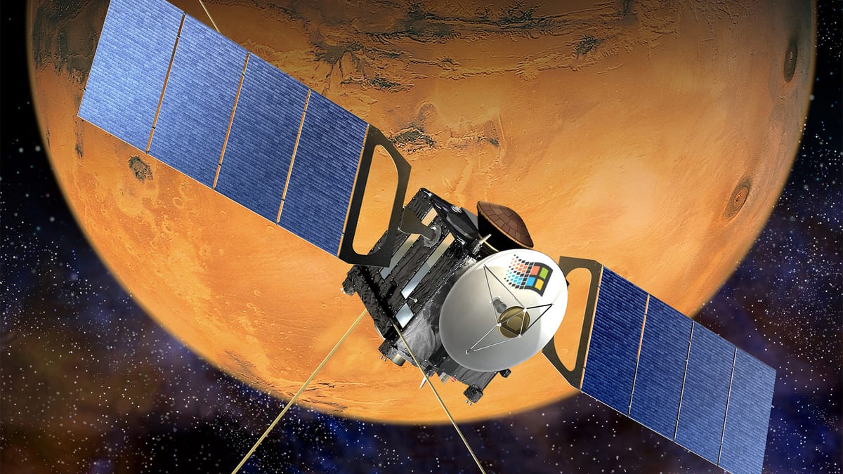 The Mars Express Spacecraft to Get a Windows 98 Update