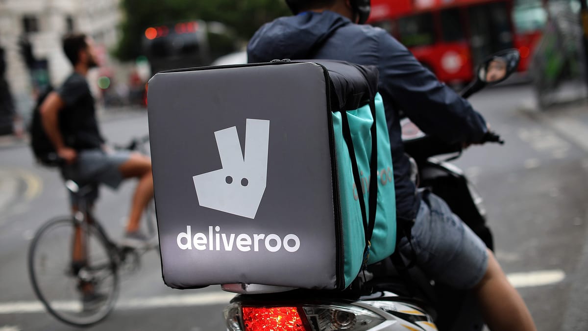 Deliveroo Experiences Massive Crash