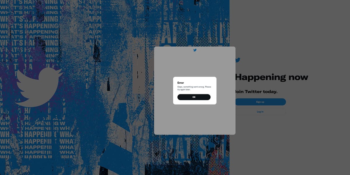Twitter outage leaves users unable to access their accounts
