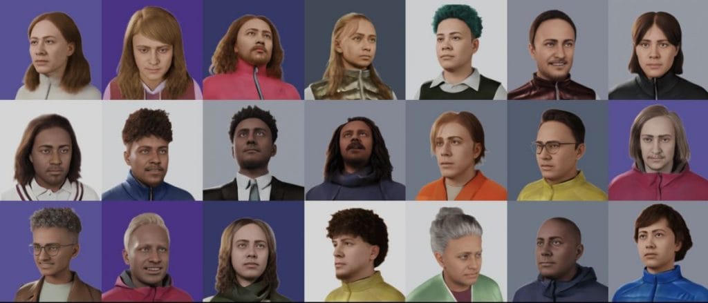 3D Avatar Diffusion neural network developed by Microsoft Research