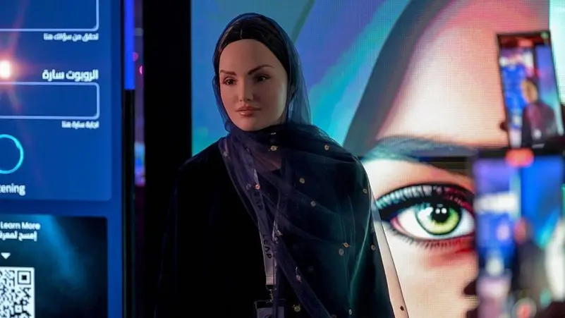 Sara, Saudi Arabia's first robot, speaks in multiple dialects