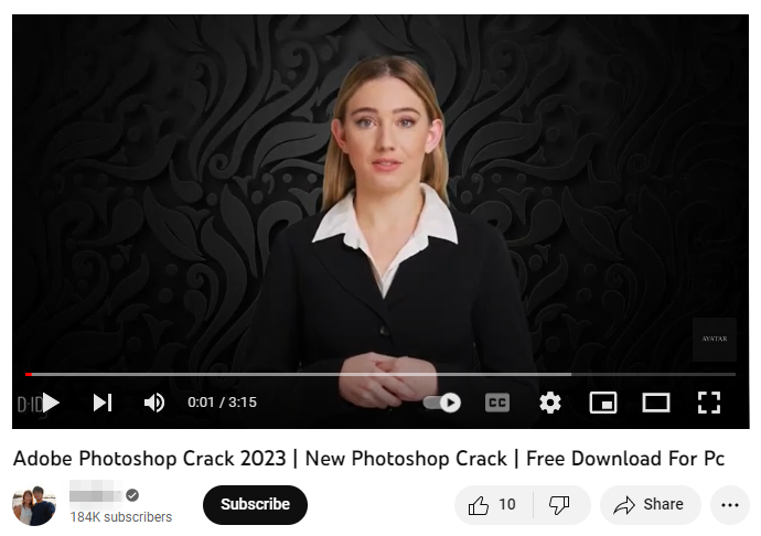 Hackers employ AI to generate YouTube videos with links to stealer malware
