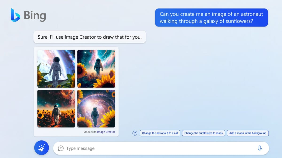 Microsoft’s Bing search engine is now offering an AI-powered image creation feature called Bing Image Creator
