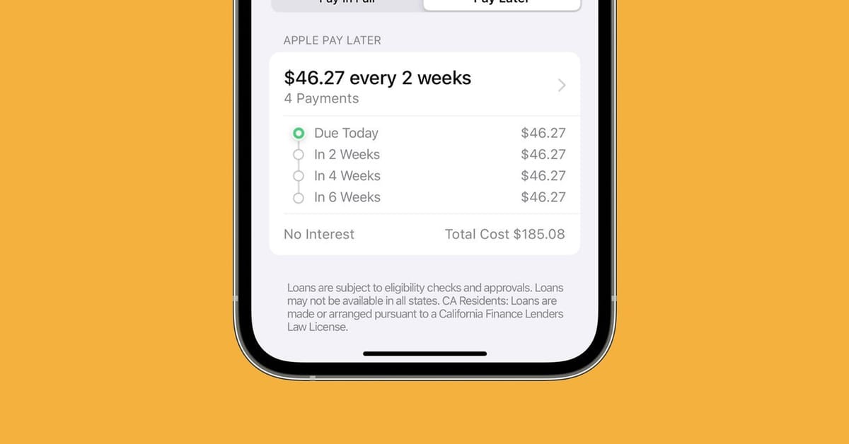 Apple introduced its own buy now, pay later (BNPL) service called Apple Pay Later