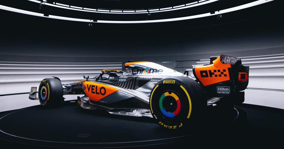 McLaren and Google present stunning Chrome livery for British Grand Prix