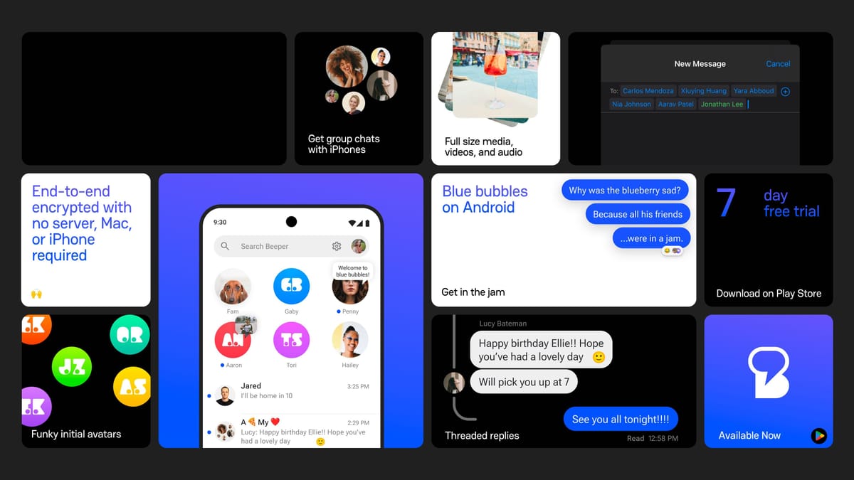 Beeper Mini unveils iMessage for Android without Apple sign-in hassle