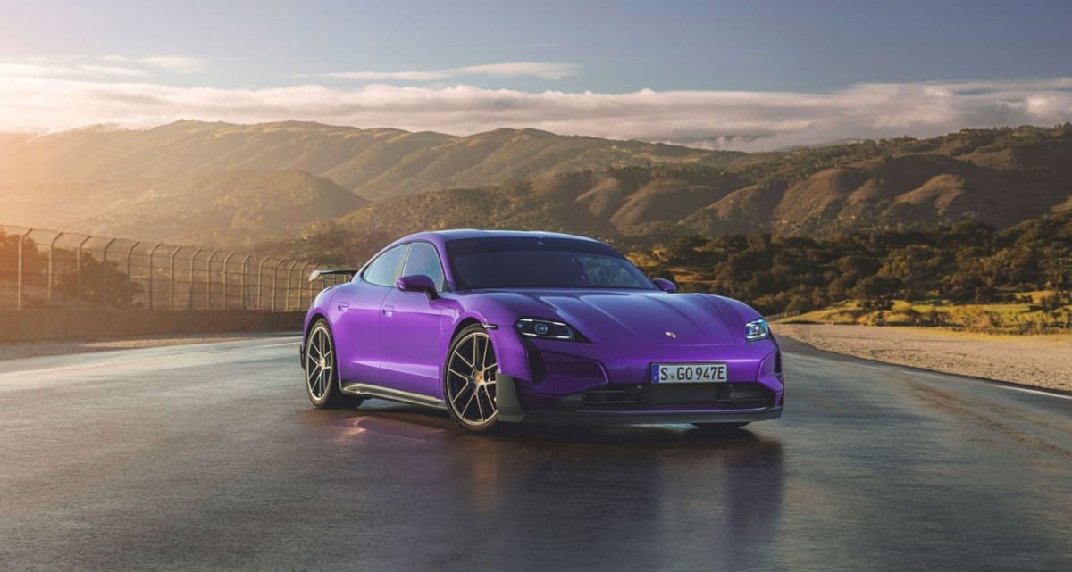 Porsche Taycan Turbo GT breaks new lap record at Laguna Seca