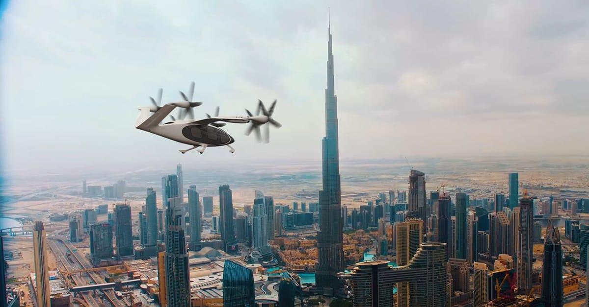 Flying Taxis Ready for Takeoff in Dubai