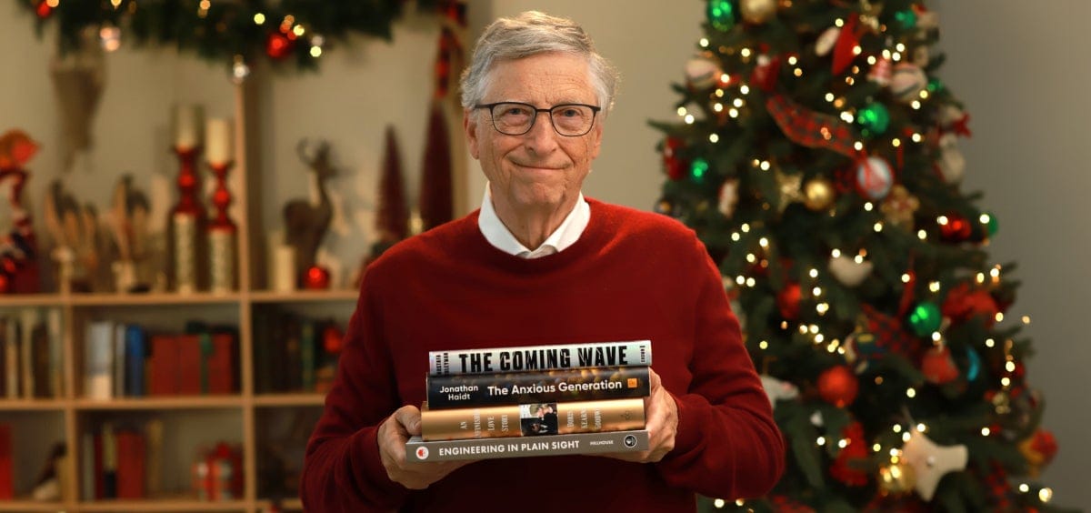 Bill Gates’ Holiday Reading List: 5 Books for a Mindful New Year