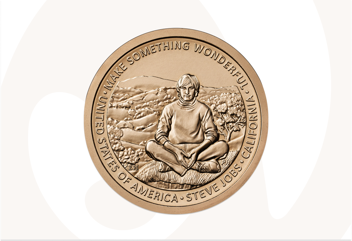 The U.S. will issue a commemorative coin honoring Steve Jobs