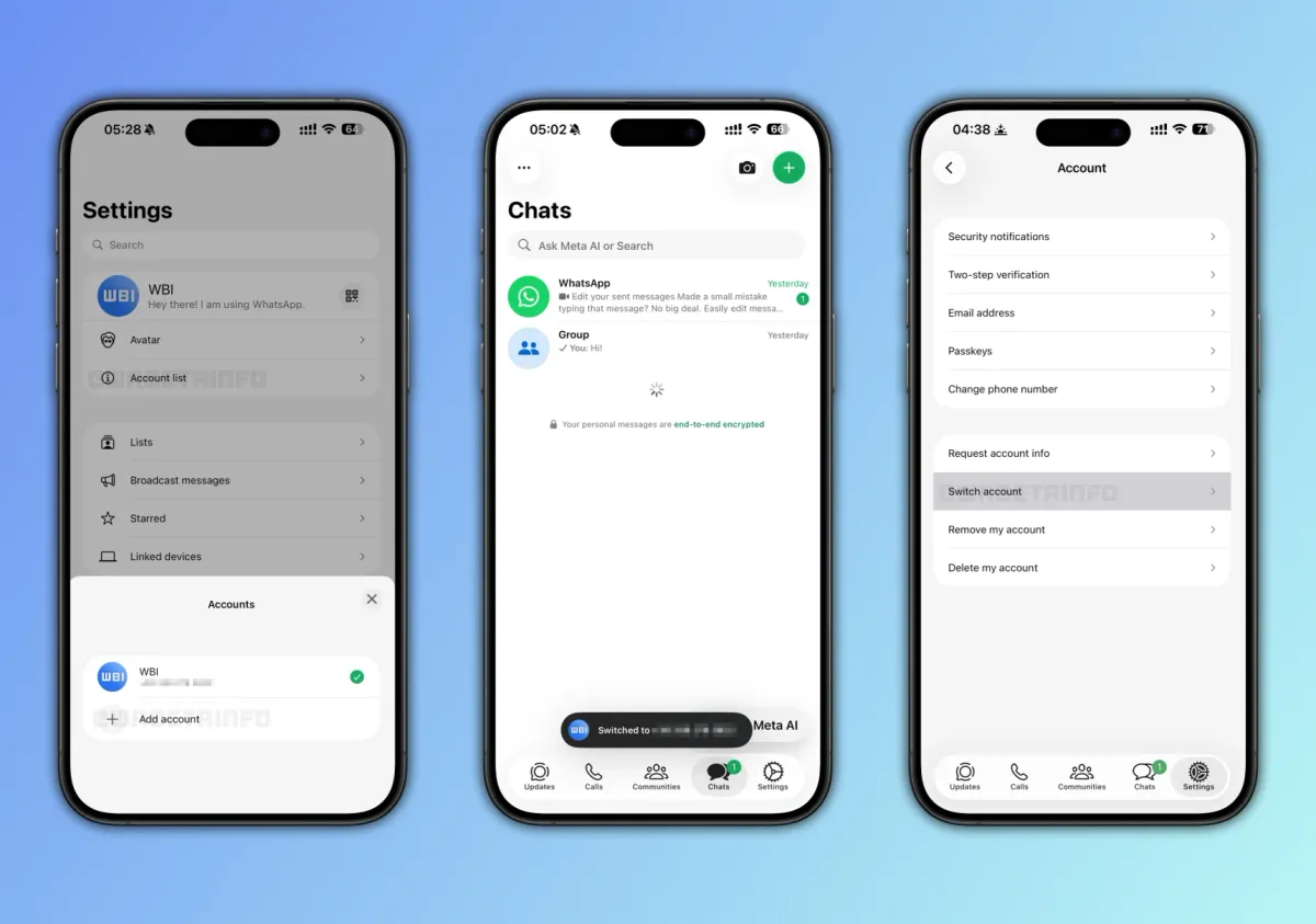 WhatsApp to support multiple accounts on a single iPhone