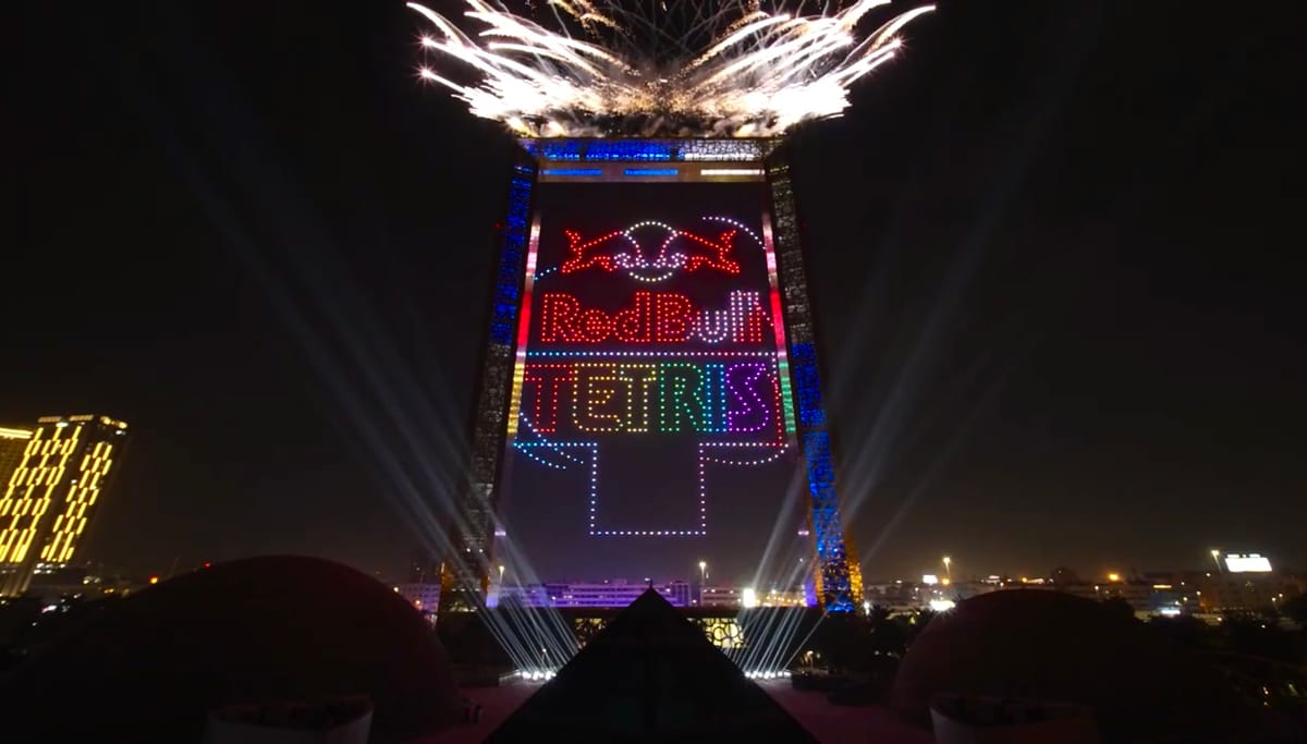 Dubai creates the world’s largest live Tetris game