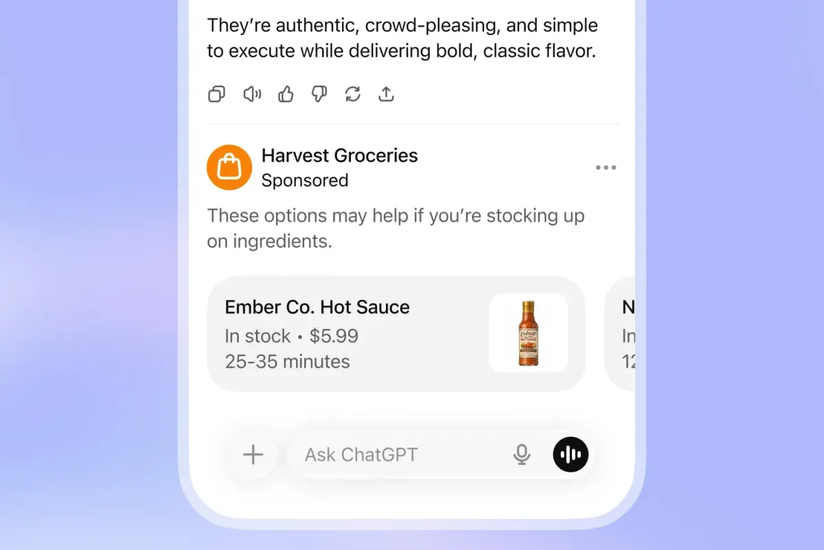OpenAI introduces advertising in ChatGPT