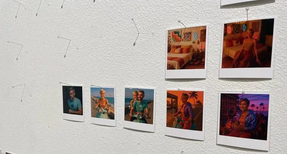 Anti-AI protester eats AI art at exhibition about the dangers of AI