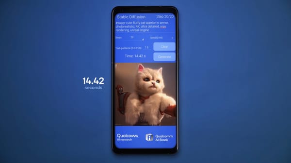 An Android phone successfully runs a full stable diffusion AI model by Qualcomm