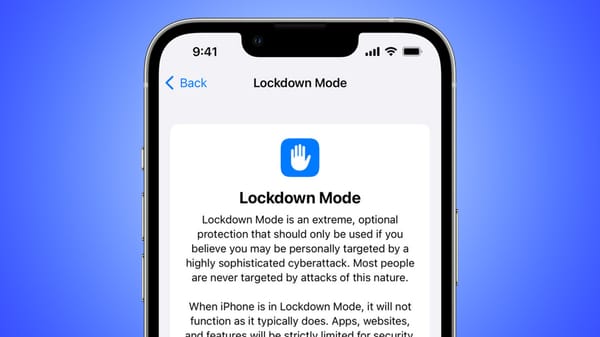 NSO spyware was blocked by Apple's high-security mode
