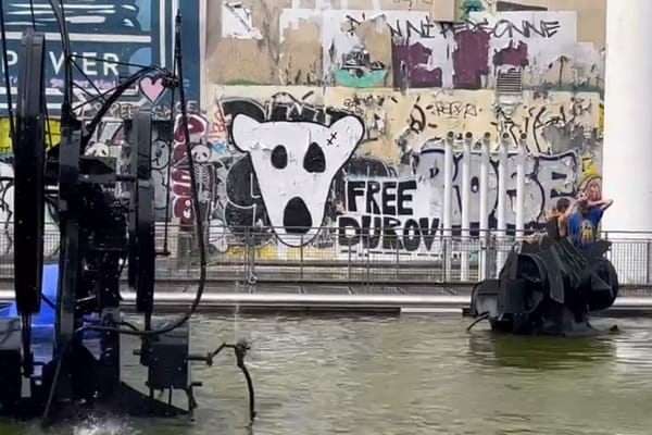 Graffiti supporting Pavel Durov appears in central Paris amid legal battle
