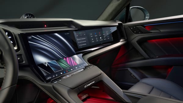Porsche unveils Cayenne Electric interior with curved displays