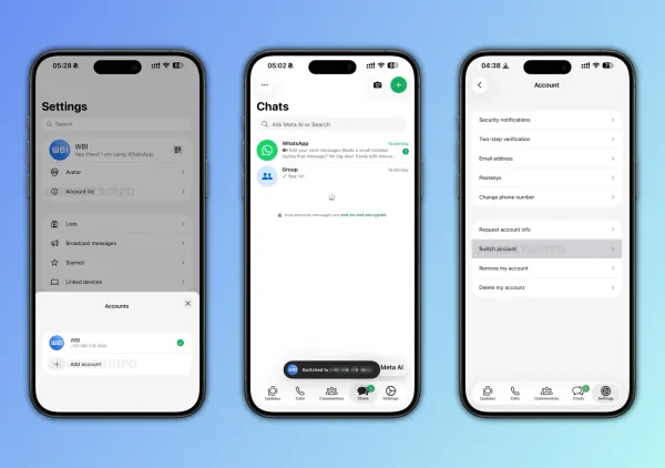 WhatsApp to support multiple accounts on a single iPhone