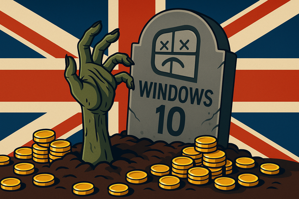 UK government spent €300 million transitioning to a “dead” Windows 10