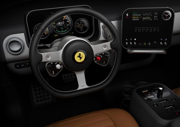 Ferrari unveils interior of first EV Luce, designed with Jony Ive