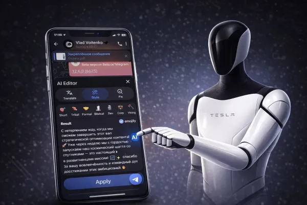 Telegram tests built-in AI editor for messages